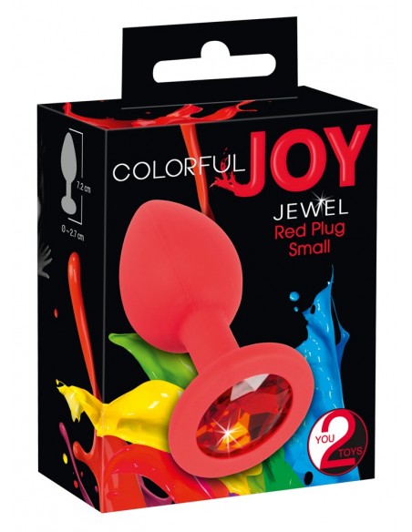 Colorful Joy Jewel Red Plug
