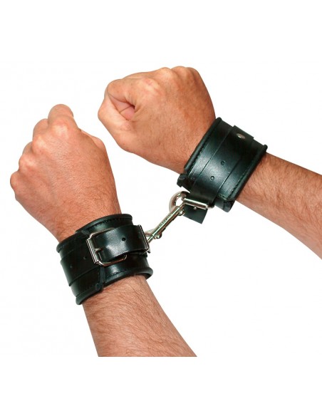 Leather Handcuffs padded