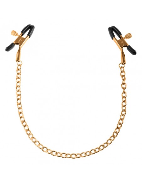 FFS Gold Chain Nipple Clamps
