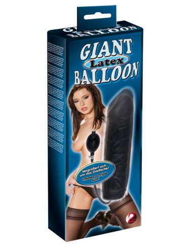 Black Giant Latex Balloon