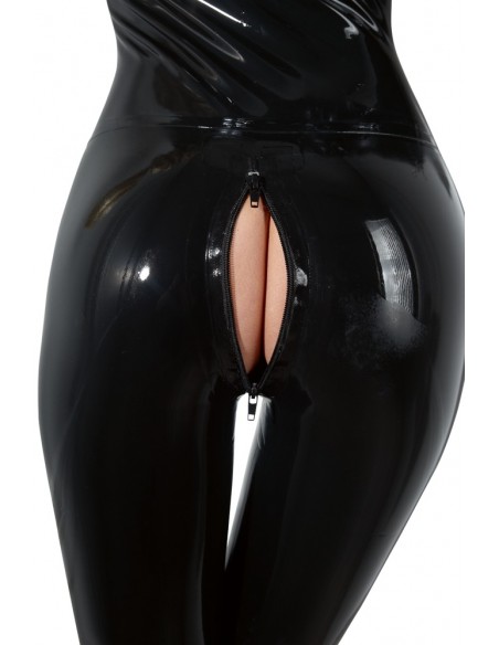 Latex Catsuit black S