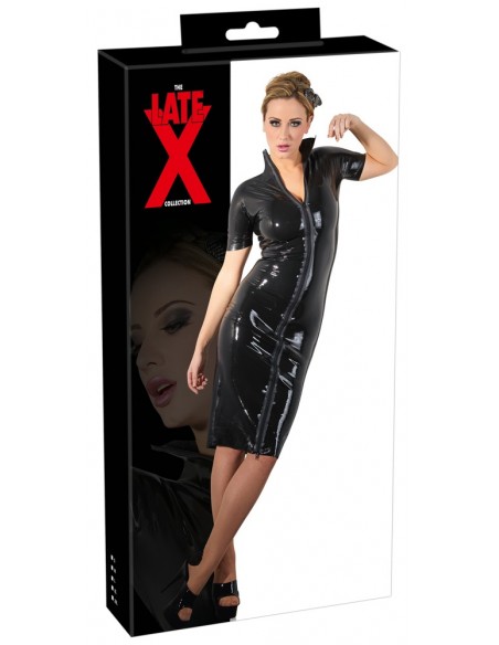 Latex Dress Zip M