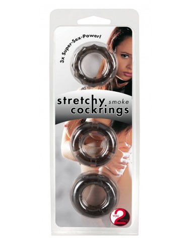 Stretchy Cock Rings smoke