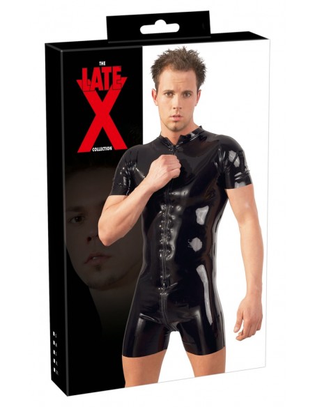 Men's Latex Playsuit XL
