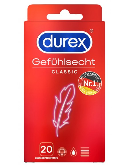 Durex GefÃ¼hlsecht Class 20 pcs