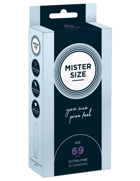 Mister Size 69mm pack of 10