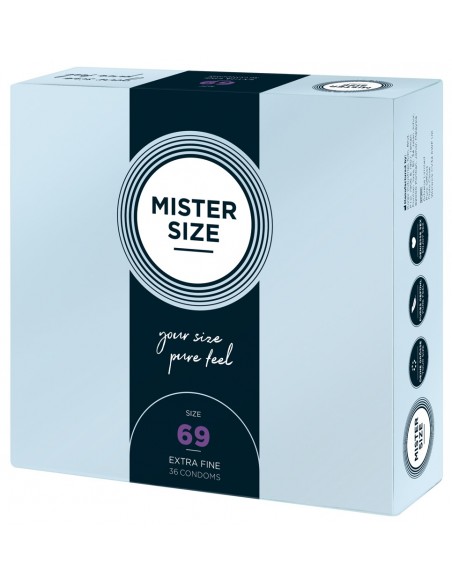 Mister Size 69mm pack of 36