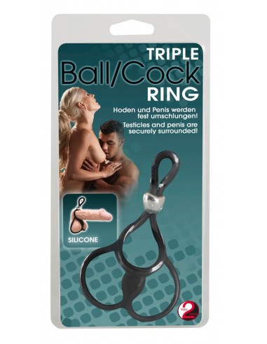 Triple Ball and Cock Ring