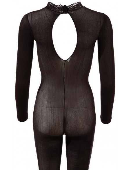 Catsuit with Lace Collar S/M