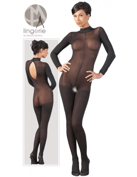 Catsuit with Lace Collar M/L