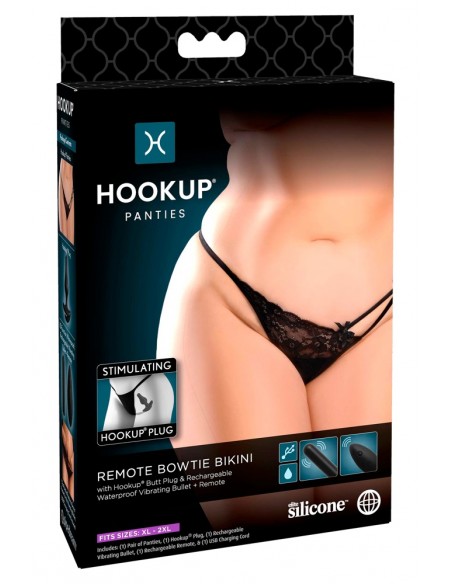 Remote Bowtie Bikini XL-XXL