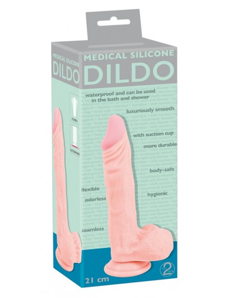 Medical Silicone Dildo 21 cm
