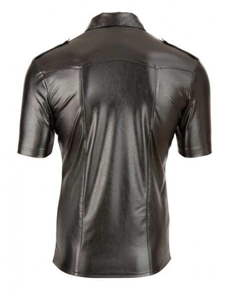 Imitat. Leather Men's Shirt XL