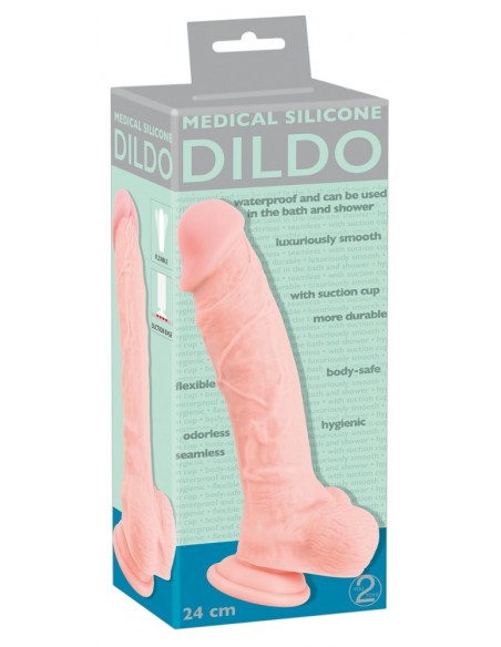 Medical Silicone Dildo 24 cm