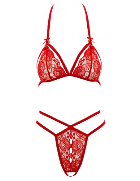 Lace Set red L