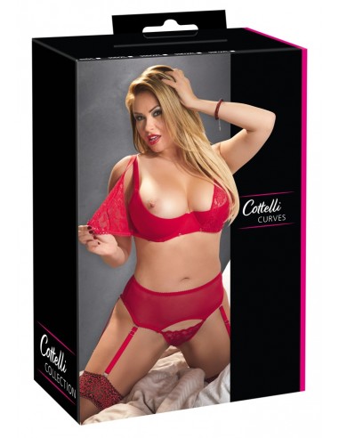 Bra Set red 90D/XL