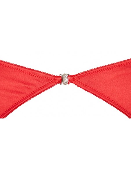 Shelf Bra Set red 75B/S