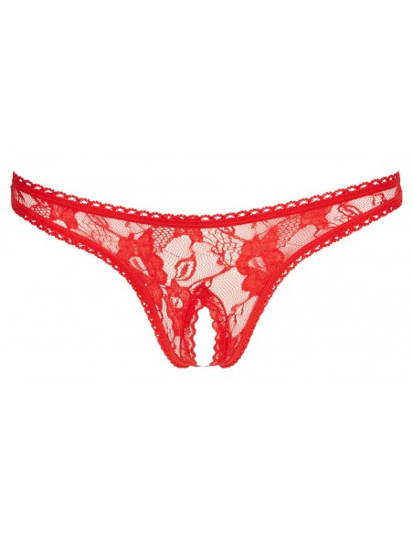 Lace String red L