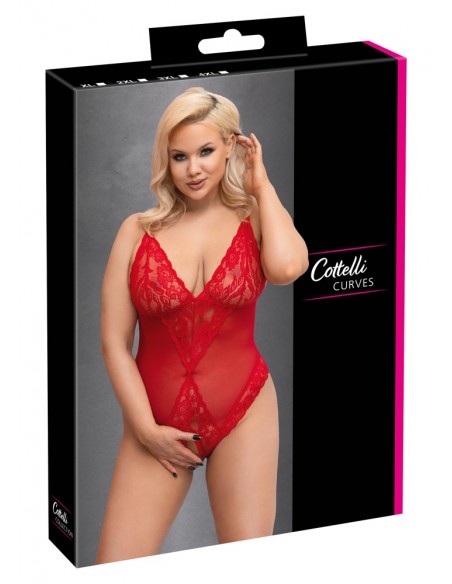 Crotchless Body red 4XL