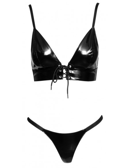 Vinyl Bra and String S