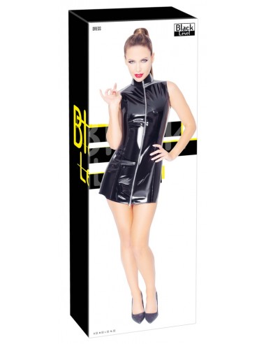 Vinyl Dress with Zip S