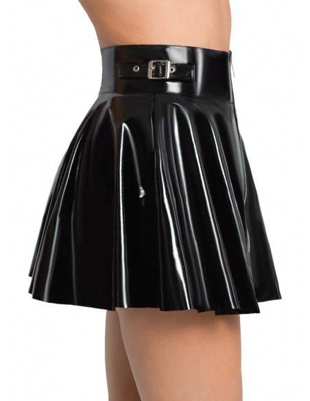 Vinyl Mini Skirt L