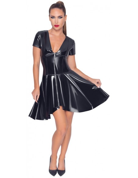 Vinyl Dress Zip L