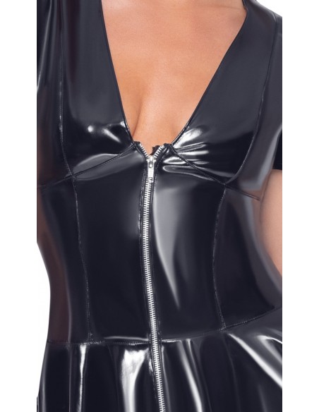 Vinyl Dress Zip L