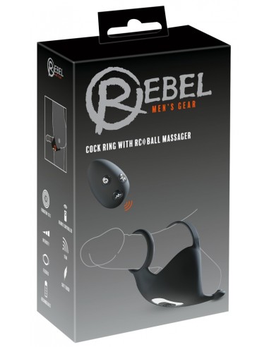 Rebel Cock ring with RC Ball m