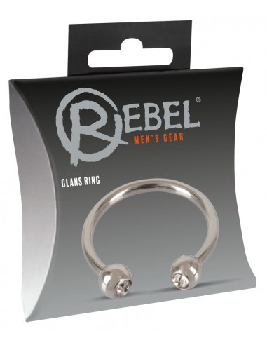 Rebel Glans Ring Silver