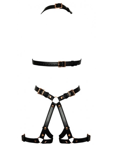 Bad Kitty Harness S/M rose