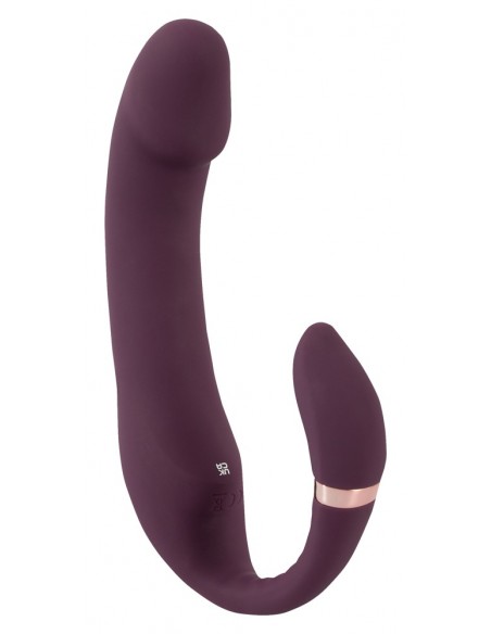 Vibrateur de pointe à la tête avec une stimulation de clitoris pliable