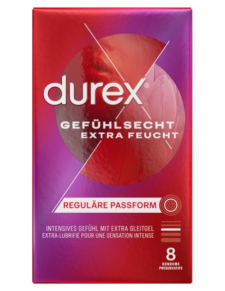 Durex GefÃ¼hl.extra lubr. 8pc