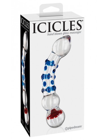 Icicles No. 18 Clear/Blue