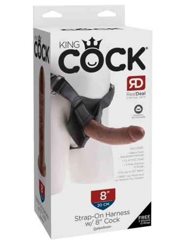 KC Strap-On with 8" Cock Brown