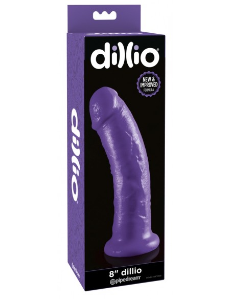Dillio 8" Dildo Purple