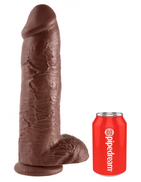 King Cock 12" Cock w Balls Bro