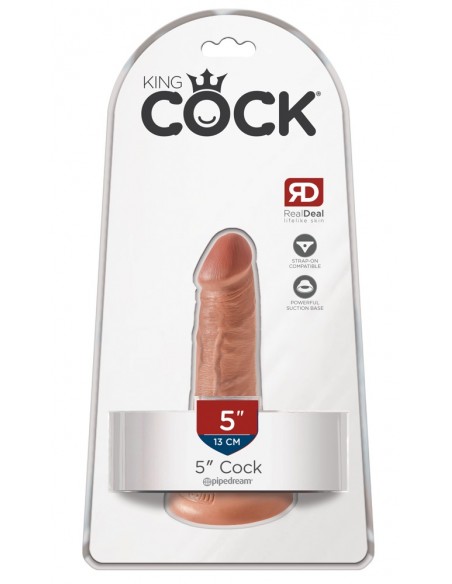 King Cock 5" Cock Tan