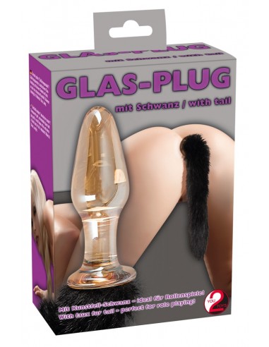 Glass Plug with Tail