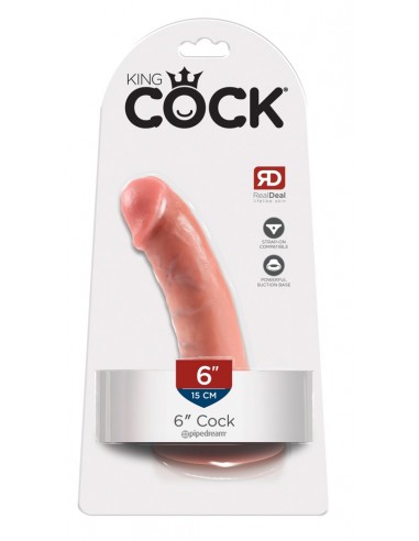 King Cock 6 inch Flesh